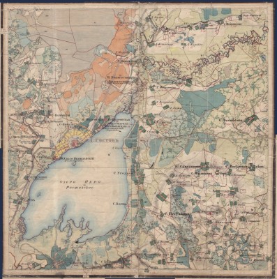 Озеро Неро из «Атласа Ярославской губернии» 1858 г.