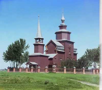 Церковь Иоанна Богослова на Ишне 1911 г. С. М. Прокудин-Горский