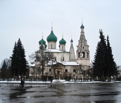 Церковь Ильи Пророка зимой