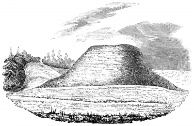 Александрова гора до раскопок 1853 г.