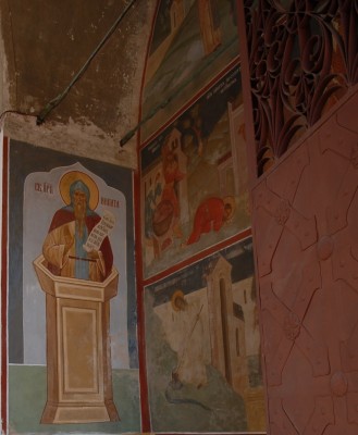Св. Никита Столпник, фреска Надвратной церкви Никитского монастыря, Переславль