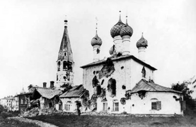 Церковь Николы «Рубленный город» после восстания